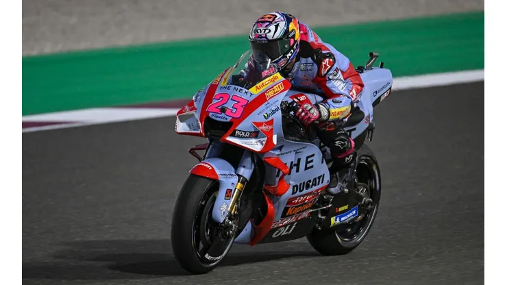 Foto: MotoGP oficial - Piloto italiano pouco antes de vencer a primeira etapa de 2022