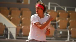 Foto: Twitter oficial do atleta - Alexander Zverev em quadra