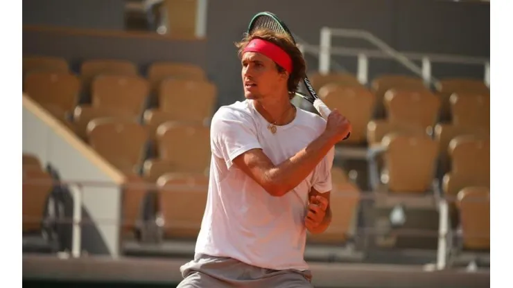 Foto: Twitter oficial do atleta - Alexander Zverev em quadra