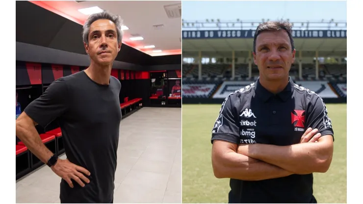Flamengo x Vasco; prognósticos do duelo entre Paulo Sousa e Zé Ricardo (Fotos: Alexandre Vidal/Flamengo e Rafael Ribeiro/Vasco)
