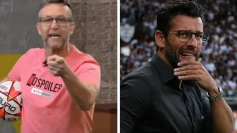 Foto Neto: Reprodução - Foto Alberto Valentim, técnico do Athletico Paranaense: Fernando Moreno/AGIF