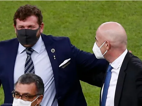 “Parabéns”; presidente da Conmebol, Alejandro Dominguez enaltece figura importante do Palmeiras