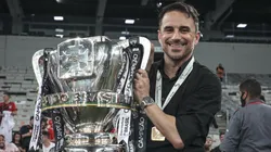 Foto: Flickr Oficial Atlético-MG/Pedro Souza | Caetano é avisado sobre jogador que quer renovar com o Atlético-MG