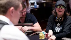 Jeniffer Tilly durante a WSOP (Foto: Danny Maxwell/PokerNews)
