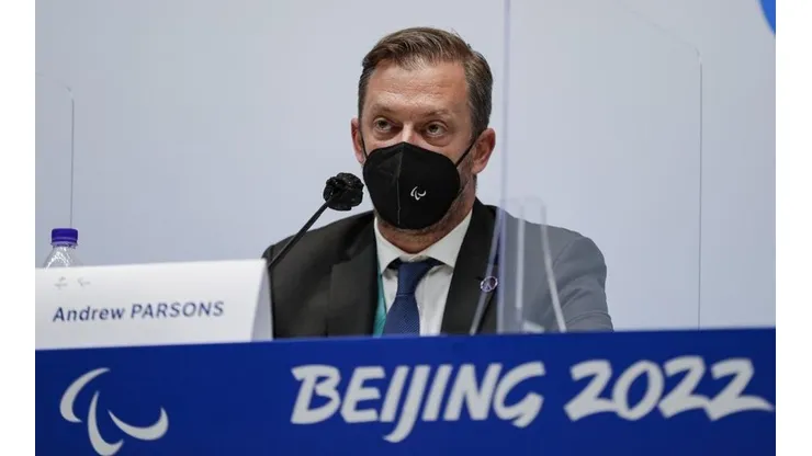 Foto: Wang He/Getty Images - O presidente do IPC, Andrew Parsons
