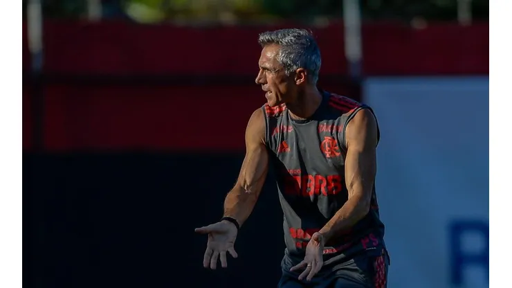 Foto: Marcelo Cortes / Flamengo | Paulo Sousa está insatisfeito com postura do elenco