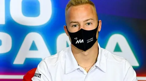 Foto: Mark Sutton — Pool/Getty Images - Nikita Mazepin, da Haas, no GP da Espanha.