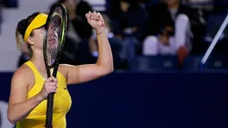 Gonzalo Gonzalez/Jam Media/Getty Images - Elina Svitolina comemora vitória