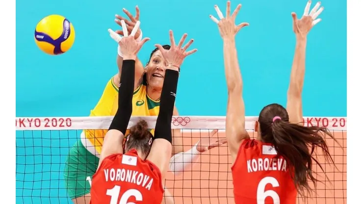 Foto Getty Images - Seleção brasileira contra a Rússia