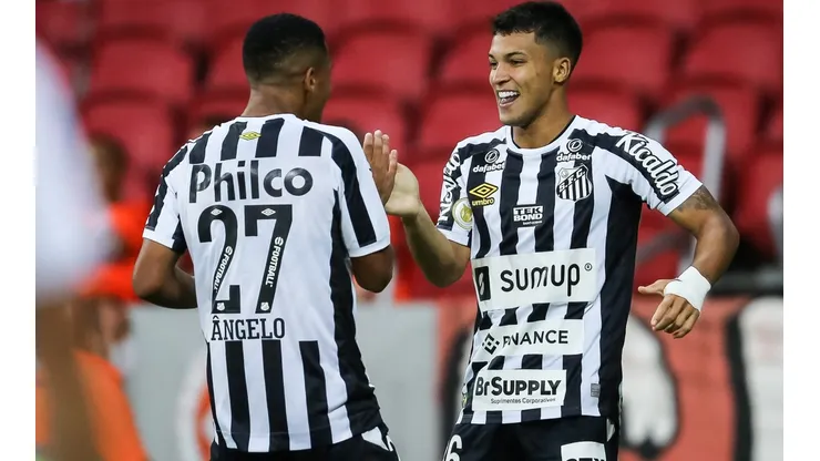 Pedro H. Tesch/AGIF - Marcos Leonardo é o artilheiro do Santos na temporada