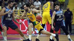 Foto Divulgação/FIBA/arquivo - Brasil x Uruguai em jogo das eliminatórias