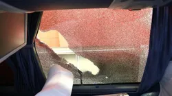 Foto: Divulgação/Grêmio FBPA - Ônibus gremista foi atingido por torcedores do Internacional