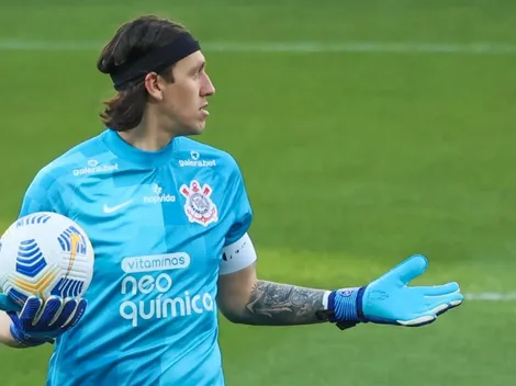 Após vitória do Corinthians, Cássio 'sai da casinha' e fala sobre Vítor Pereira e "revolta" das torcidas