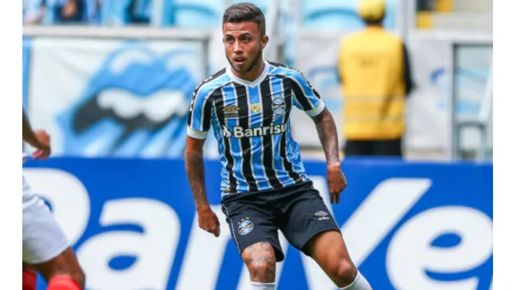 Lucas Uebel / Grêmio FBPA. Matheus Henrique usou suas redes sociais para falar sobre o atentado contra o ônibus da delegação gremista