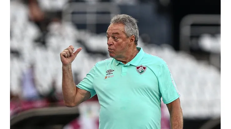Foto: (Flickr Oficial Fluminense/Lucas Merçon/FFC) - Abel Braga se mostrou muito satisfeito com o desempenho do Fluminense no clássico deste sábado (26)