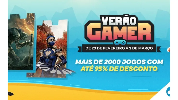 Verão Gamer da Nuuvem está com promoções em mais de 2 mil jogos, incluindo Elden Ring