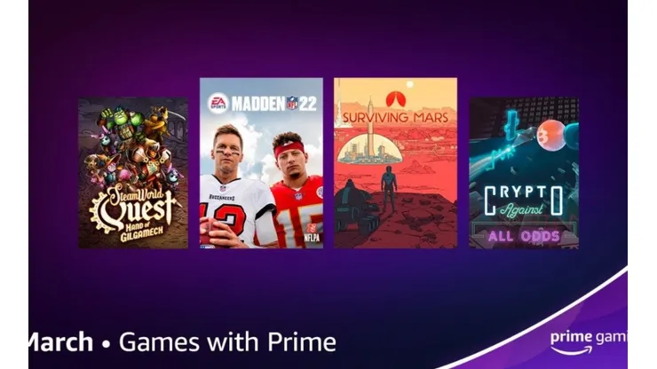 Madden NFL 22, Surviving Mars e drops estarão disponíveis no Amazon Prime Gaming em março