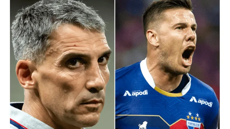 Foto: Pedro Chaves/AGIF e Stephan Eilert/AGIF - Vojvoda e Boeck: técnico abriu o jogo sobre situação de goleiro no Fortaleza