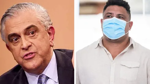 Montagem: Fotos de Reprodução/ESPN e Gustavo Aleixo/Cruzeiro - Petraglia criticou SAFs de Vasco, Botafogo e Cruzeiro de Ronaldo