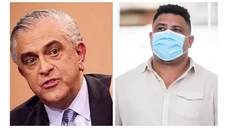 Montagem: Fotos de Reprodução/ESPN e Gustavo Aleixo/Cruzeiro - Petraglia criticou SAFs de Vasco, Botafogo e Cruzeiro de Ronaldo
