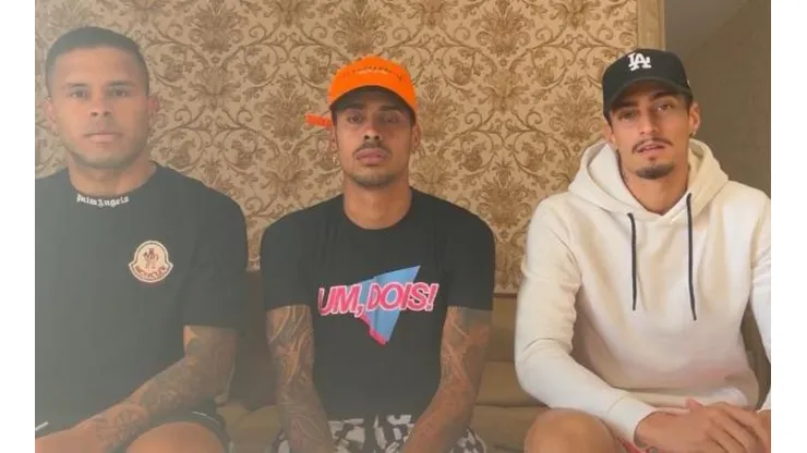 Foto: Reprodução/ Redes Sociais | Trio do Metalist 1925 também gravaram video fazendo apelo as autoridades brasileiras