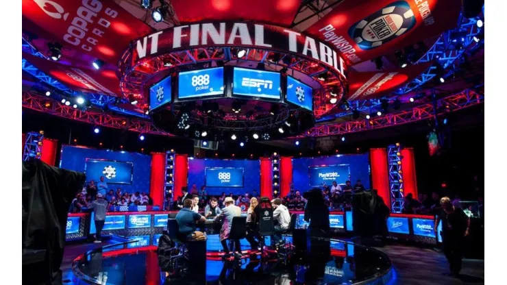 Mesa final da WSOP de 2017 (Foto: WSOP)
