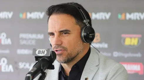 Foto: Pedro Souza / Agência Galo / Atlético - Caetano foi informado sobre situação de atacante monitorado pela MLS