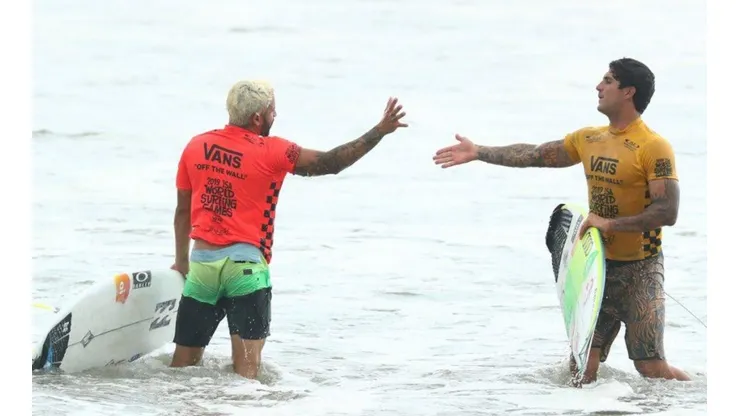 Matt Roberts/Getty Images - Ítalo Ferreira e Gabriel Medina