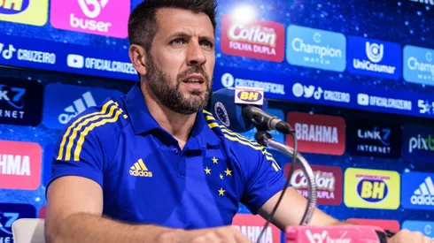 Foto: Gustavo Aleixo/Cruzeiro/Divulgação - Pezzolano: satisfeito com o desempenho apresentado pelo Cabuloso