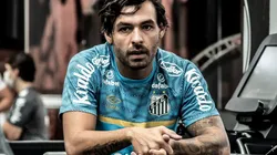 Foto: Ivan Storti/Santos FC - Goulart e Baptistão, por serem mais experientes, podem "sobrar" em eventual time de Bustos