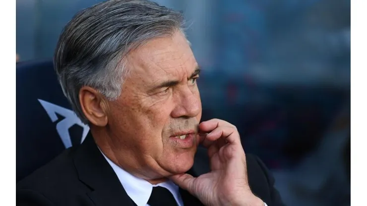 Foto: David Ramos/Getty Images - Ancelotti: preocupado com o sistema defensivo do Real Madrid