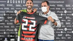 Foto: Victor Ferreira/ EC Vitória | Tréllez ainda não pode ser inscrito devido a punição do clube com a Fifa