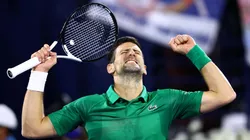 Francois Nel/Getty Images - Djokovic venceu seu primeiro jogo do ano, nesta segunda, em Dubai
