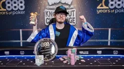 Dave Gibson venceu o desafio de poker em Londres (Foto: Reprodução oficial 888poker)