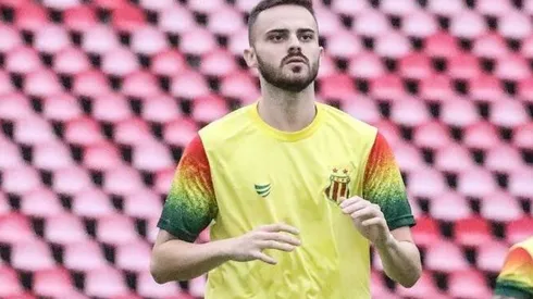 Foto: Ronald Felipe/ SCFC | Poveda marcou quatro dos oito gols do Sampaio Corrêa no Nordestão