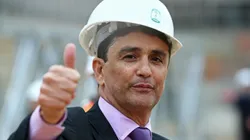 Heuler Andrey/AGIF - Bebeto durante obras da Copa do Mundo de 2014