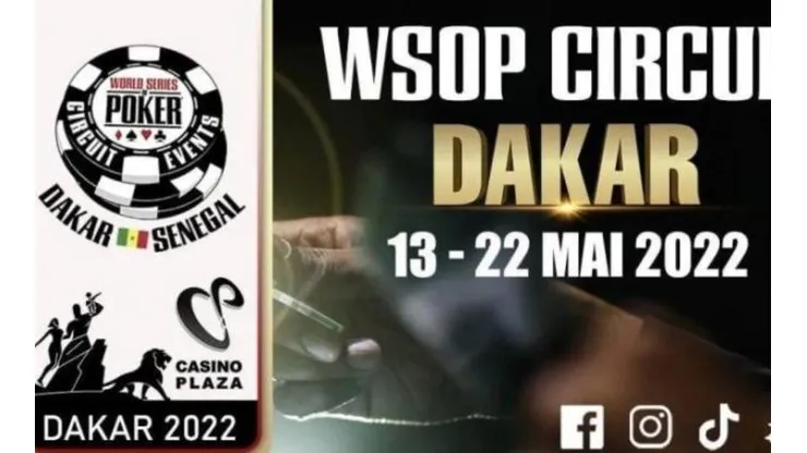 As fichas vão rolar em Senegal (Foro: Reprodução instagram WSOP Circuit)