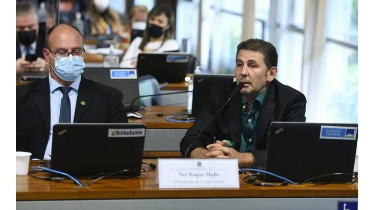 Edilson Rodrigues/Agência Senado - presidente durante audiência da CPI