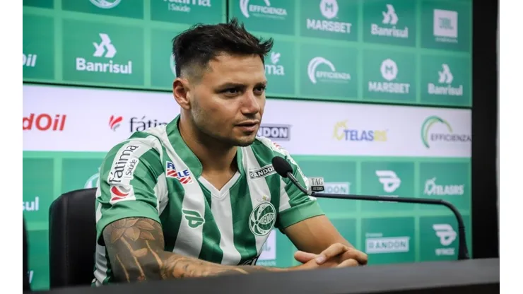 Fernando Alves/E.C Juventude - Mauro Zárate, atacante do Juventude