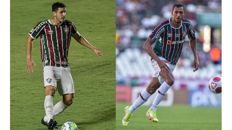 Fotos Nino e David Duarte: Thiago Ribeiro/AGIF | Abel fala sobre baixas que o Tricolor teve no meio desta semana