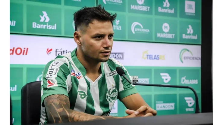 Zárate fala em virada de chave no Juventude e manda recado para torcida: "Apostem na equipe"