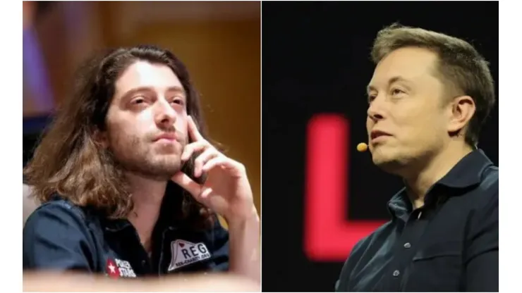Igor Kurganov e Elon Musk (Foto: SuperPoker)