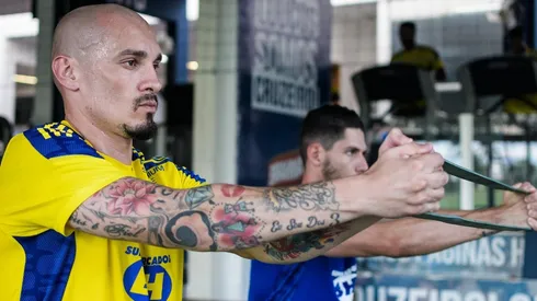 Foto: Gustavo Aleixo/Cruzeiro/Divulgação - Maicon: zagueiro se tornou um dos líderes no vestiário celeste