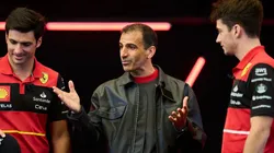 Foto Twitter Oficial Ferrari - Leclerc e Sainz, pilotos da scuderia italiana