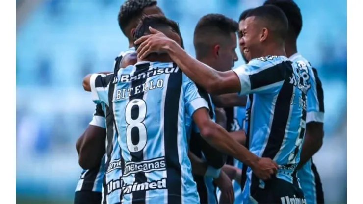 Foto: Lucas Uebel/Grêmio FBPA - Bitello e outros guris dos Aspirantes começam como titulares diante do União pelo Gauchão