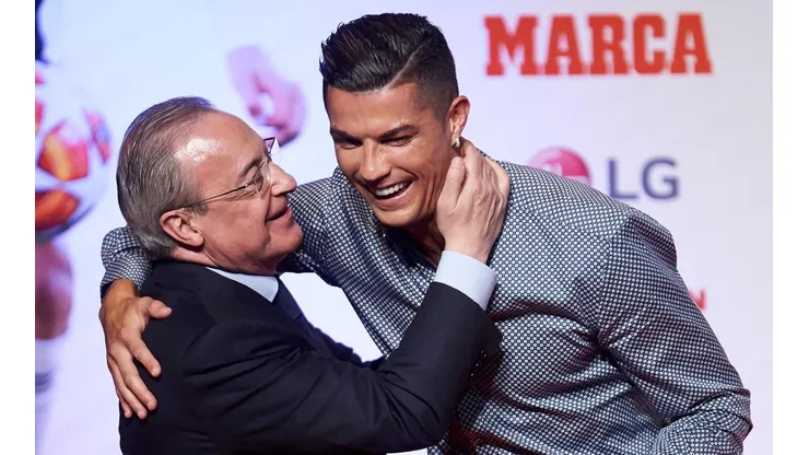- Florentino ao lado de CR7