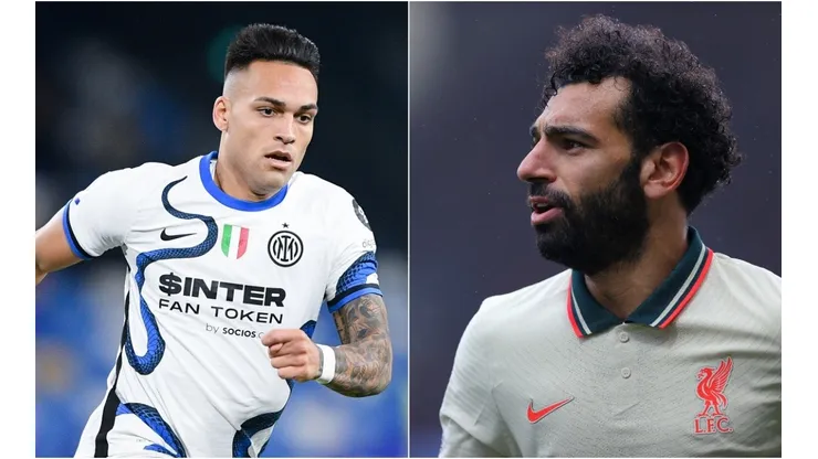 Foto: Giuseppe Maffia/NurPhoto via Getty Images /Alex Livesey/Getty Images | Martinez e Salah devem render grandes emoções durante a partida