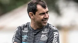 Foto: Ivan Storti/Santos FC - Carille tem contrato no Santos até dezembro, mas conselheiros do Corinthians sugeriram técnico neste momento