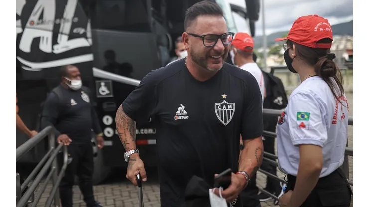 Foto: Pedro Souza / Atlético / Divulgação - "El Turco" Mohamed: técnico já definiu escalação para Supercopa do Brasil