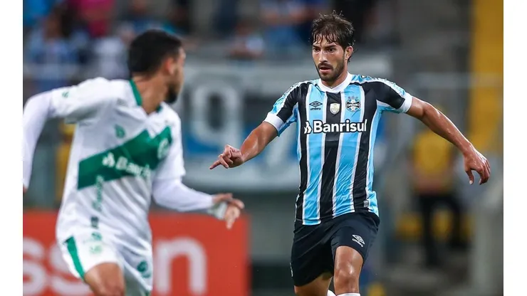 Foto: Lucas Uebel/Grêmio/Divulgação - Lucas Silva: deve ir para o banco de reservas